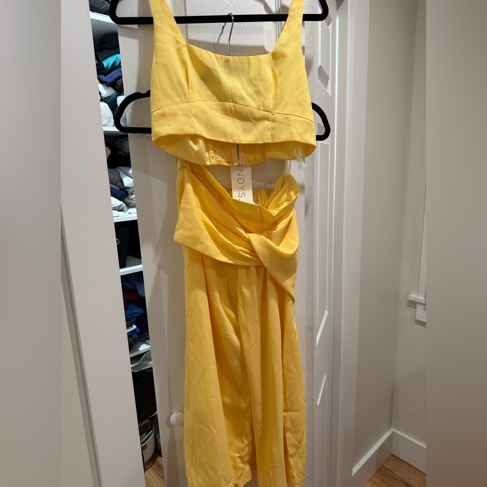 Petal & Pup Yellow Dress